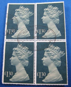 GREAT BRITAIN 1983 - SCOTT # MH170 BLOCK OF 4 USED (g4) - Picture 1 of 3