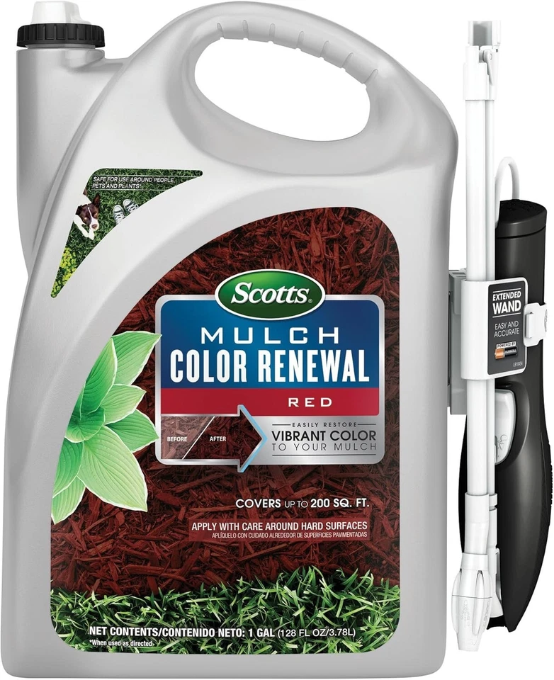 Scotts Mulch Color Renewal Red, 1 gal. - Image 1 of 4