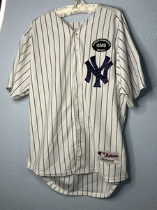 New York Yankees #24 Steinbrenner Patch Sheppard Majestic Jersey Para Hombre Talla 52 - Imagen 1 de 7