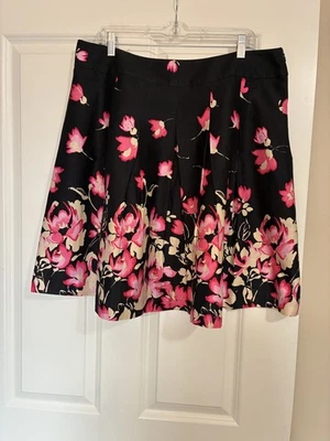 George Women's Skirt Size 16 Aline cotton floral - Image 1 of 4