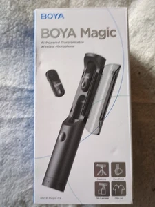 BOYA Magic Microfono Wireless, Kit 2 con Ricevitori USB-C, Lightning e TRS - Foto 1 di 3