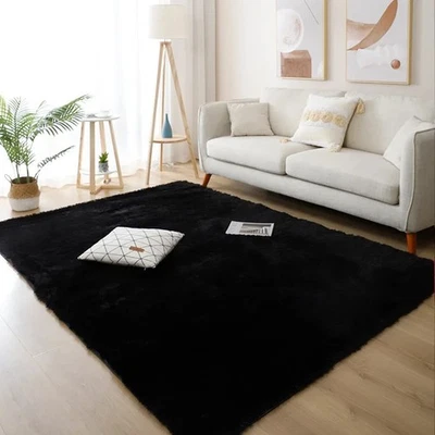 Fluffy Furry Area Rug — Thick Non-Slip Shag Carpet for Living Room & Bedroom - Image 1 of 4
