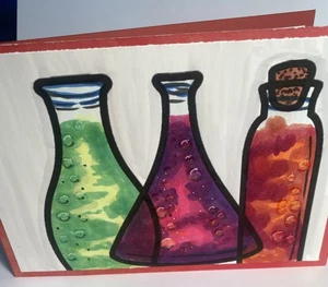 Handgefertigte 5 x 7 lustige/Humor Karte ätherische Öle & Tränke Motiv jeder Anlass - Bild 1 von 5