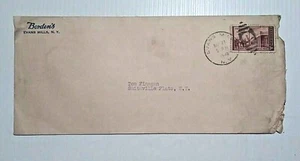 Sobre con membrete Borden's estampado 1948 Evans Mills NY - Imagen 1 de 5