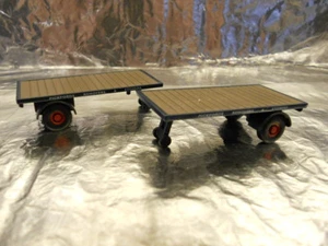 ** Oxford Diecast 76MH007T Pack of 2 Flat Trailers Pickfords 1:76 00 Scale - Picture 1 of 1