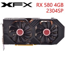 XFX Radeon RX580 4GB GTX XXX Graphics card Game card Render card DP HDMI DVI