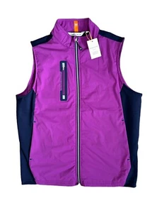 Peter Millar Jacket Men’s Crown Sport Hyperlight Fuse Elite Hybrid Vest Medium - Picture 1 of 8