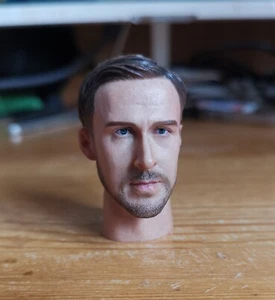 Beard Ryan Gosling Head Carved 1/6 Scale DIY 12'' Action Figure - Picture 1 of 6