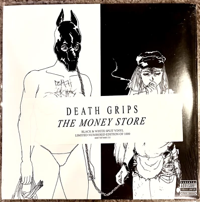Death Grips - "The Money Store" 2015 ограниченный выпуск черный/белый разделенный винил - Изображение 1 из 3