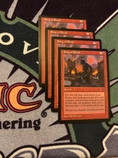 4x Song Of Blood-4x Talruum Champion LP-M. Mtg- Visions