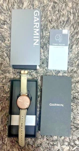 Garmin Vivomove Luxe Hybrid Smartwatch Edelstahl Fitnesstracker - GEBRAUCHT - Bild 1 von 8