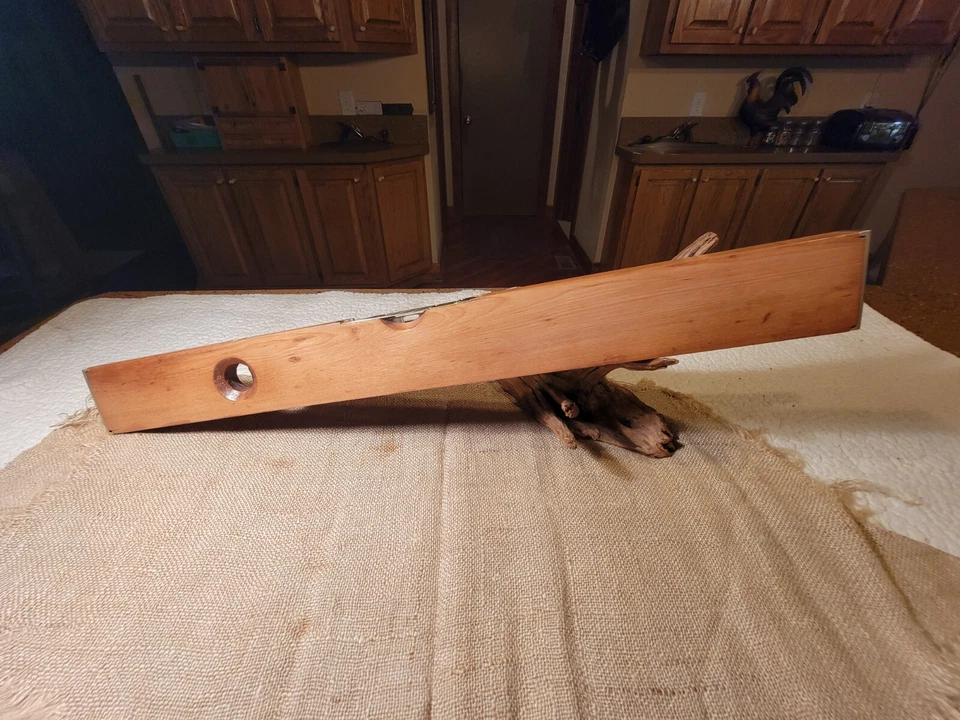 Antique Disston & Morss 30" Brass And Wood Level No. 16 Pat. 1878 - Image 1 of 4