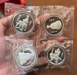 Shanghai Mint 1994 China Silver Medal Four Famous Mountains of Chinese Buddhism - Picture 1 of 14