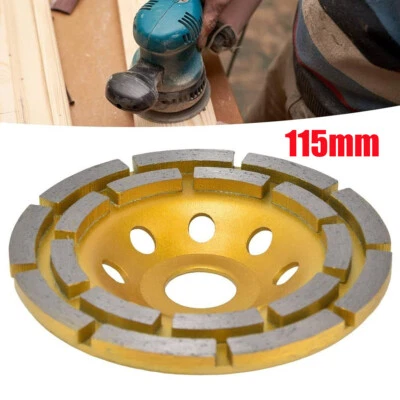 115mm Diamond Segment Grinding Wheel Disc Cup Marble Concrete Granite Stone UK - Image 1 of 4