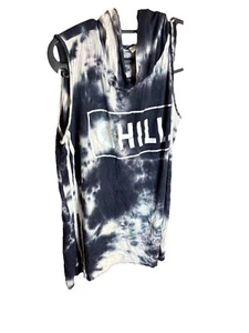 Free Kisses Damen 3x "Chill" schwarz-weiß Tank Top Hoodie (ohne Bindeband) - Bild 1 von 4