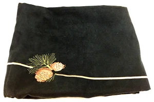 Cenefa HiEnd Accents "Pino Negro" 84" X 18" Piñas Bordadas Negras - Imagen 1 de 10