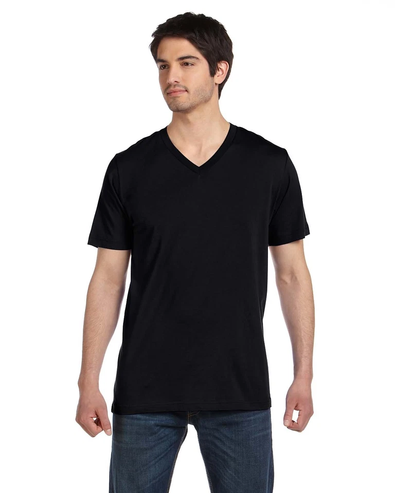 Camiseta Bella + Lona Manga Corta Unisex Cuello en V TALLA GRANDE 2XL-3XL B-3005 Foto 1 de 1