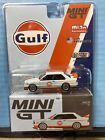 1/64 MINI GT MIJO EXCLUSIVES GULF RACING BMW M3 BLUE AND ORANGE