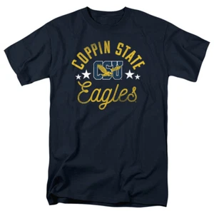 Coppin State University Adult T-Shirt Eagles, Navy, S-5XL - Picture 1 of 7