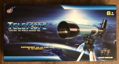 Professional Astronomical Telescope For Children Kids HD Viewing Space Star Moon - Image 1 of 2