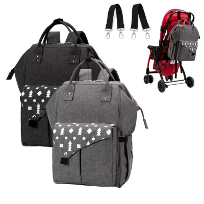 TOBILU® Große Wickeltasche Wickelrucksack Kinderwagentasche Baby Windel Rucksack Tasche