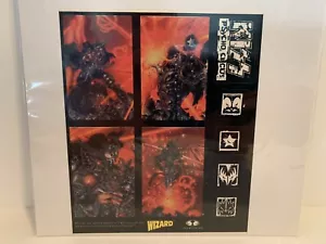 KISS Psycho Circus Wizard Sticker Sheet Todd McFarlane 4.5” X 5.5” - Picture 1 of 2