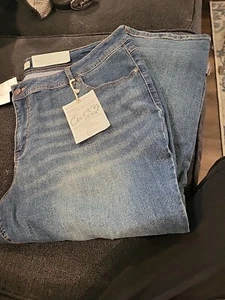 Cato The Curvy Jean Dark Wash Girlfriend  Crop 20W NWT - Picture 1 of 12