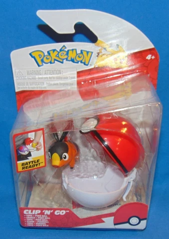 Pokemon Clip N' Go TEPIG & POKE BALL *NEW* 3" 2023 Battle Ready Scaled Cover