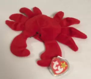 Ty Beanie Baby DIGGER the Crab - Aug 23 1995 - Tag Errors - Retired Vintage!!! - Picture 1 of 9