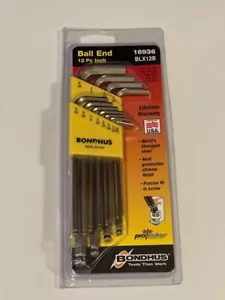Bondhus 12 Piece SAE L-Shape Hex Key Set, 16936 - Picture 1 of 3