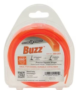 STRING TRIMMER LINE .095 LINE 40 ft NARANJA Cuadrado 380-201 Liquidación - Imagen 1 de 2