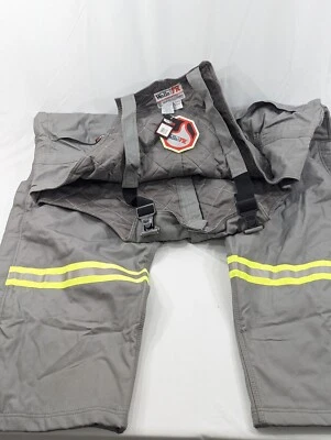 NWT Walls FR Flame Resistant GRAY Insulated  Bib Overalls  5XL Regular Canvas  - Image 1 of 4