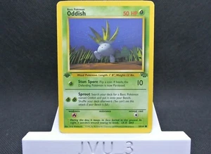 Tarjeta de la selva común no holo 1999 Pokémon Oddish 58/64 WOTC TCG B - Imagen 1 de 12