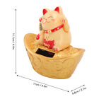 (MLY23028 Blessing Bag Yellow)AUHX Waving Hand Lucky Cat Home Decor Waving TD