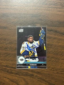 P.K. Subban #111 2017-18 Upper Deck NHL Nashville Predators IP Signed Auto - Picture 1 of 4