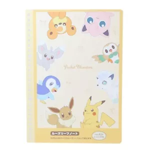 Pokemon Loseblatt Notizbuch - Größe B5, 40 Blatt, nachfüllbar, süß Kamio Japan - Bild 1 von 6