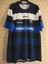 Maillot Rugby Castres Olympique Pierre Fabre Kipsta bleu Vintage jersey - XXL