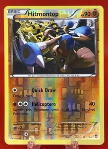 Pokémon TCG Hitmontop 49/111 Reverse Holo X&Y Furious Fists XY English 2015 LP - Picture 1 of 2
