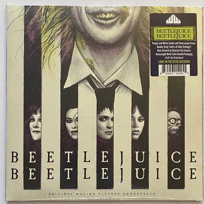 Beetlejuice Beetlejuice Soundtrack LITA Exclusive Coloured Vinyl Record New - Image 1 of 4