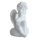 For Creative Angel Figurine Praying Cherub Resin Statue Resin Miniature Sculptur