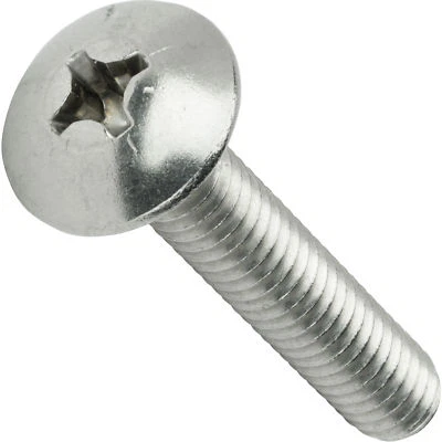 FASTENERE 1/4-20 x 1-1/4" Phillips Truss Head Machine Screws Stainless Steel 18-8 Qty 25