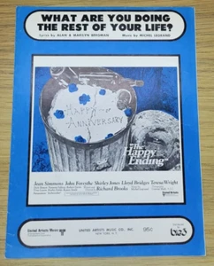 ¿Qué estás haciendo el resto de tu vida? Partituras de 1969 "The Happy Ending" - Imagen 1 de 4