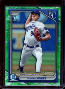 2024 1st Bowman Draft Chrome ~ Tanner Jones ~ Lunar Glow Refractor ~ #BDC-195 - Picture 1 of 2