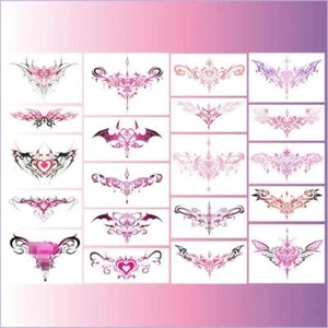 10 Stück Rosa Sukkubus Totem Tattoo Aufkleber für Frauen Wasserdicht Gefälschte Tattoos. - Bild 1 von 26