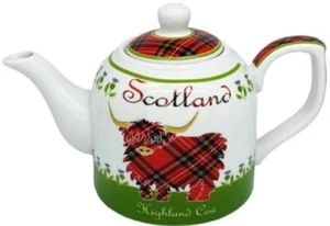 Royal Tara Highland Cow Teapot - Picture 1 of 1