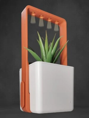 Small Indoor Garden Hydroponics Growing System 4 LED Grow Light Plant Pot Nice - Image 1 of 4