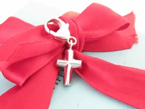 Tiffany & Co Silver Picasso Cross Charm Pendant - Picture 1 of 4