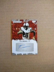2025 TAHJ BROOKS SAGE Artistry Rookie Auto #ART-TB Texas Tech / Cincy Bengals RC - Picture 1 of 2