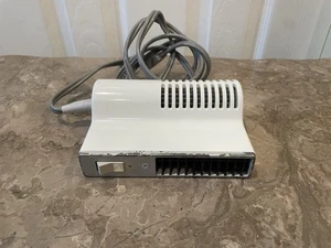 BRAUN Asciugacapelli Vintage da Viaggio 5,25" X 3,5" HLD 231 Bianco Funzionante - Foto 1 di 6