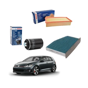 KIT TAGLIANDO 3 FILTRI BOSCH PER VOLKSWAGEN GOLF VI GTI - Picture 1 of 5